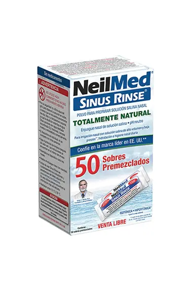 NEILMED SINUS RINSE ENJUAGUE NASAL SOBRES C/50 *