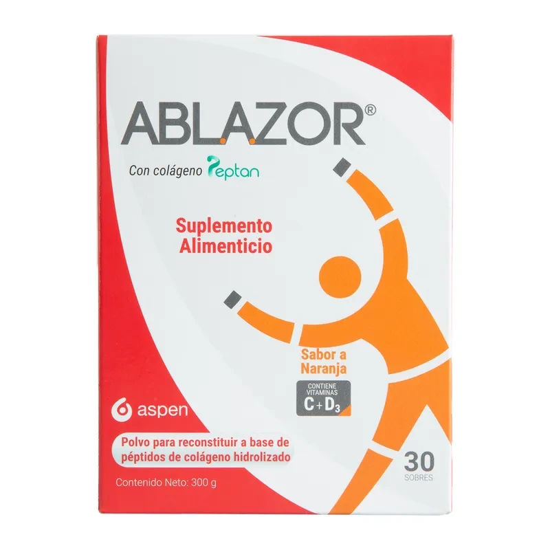 ABLAZOR SUPLEMENTO ALIMENTICIO NARANJA 10G SOBRES C/30 *