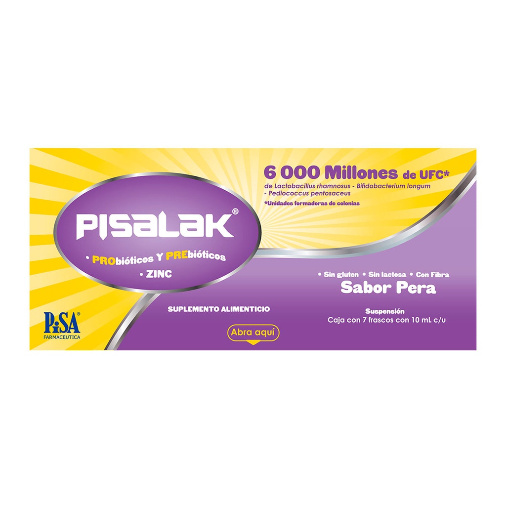 PISALAK SUPLEMENTO ALIMENTICIO FRASCO C/7 10ML *