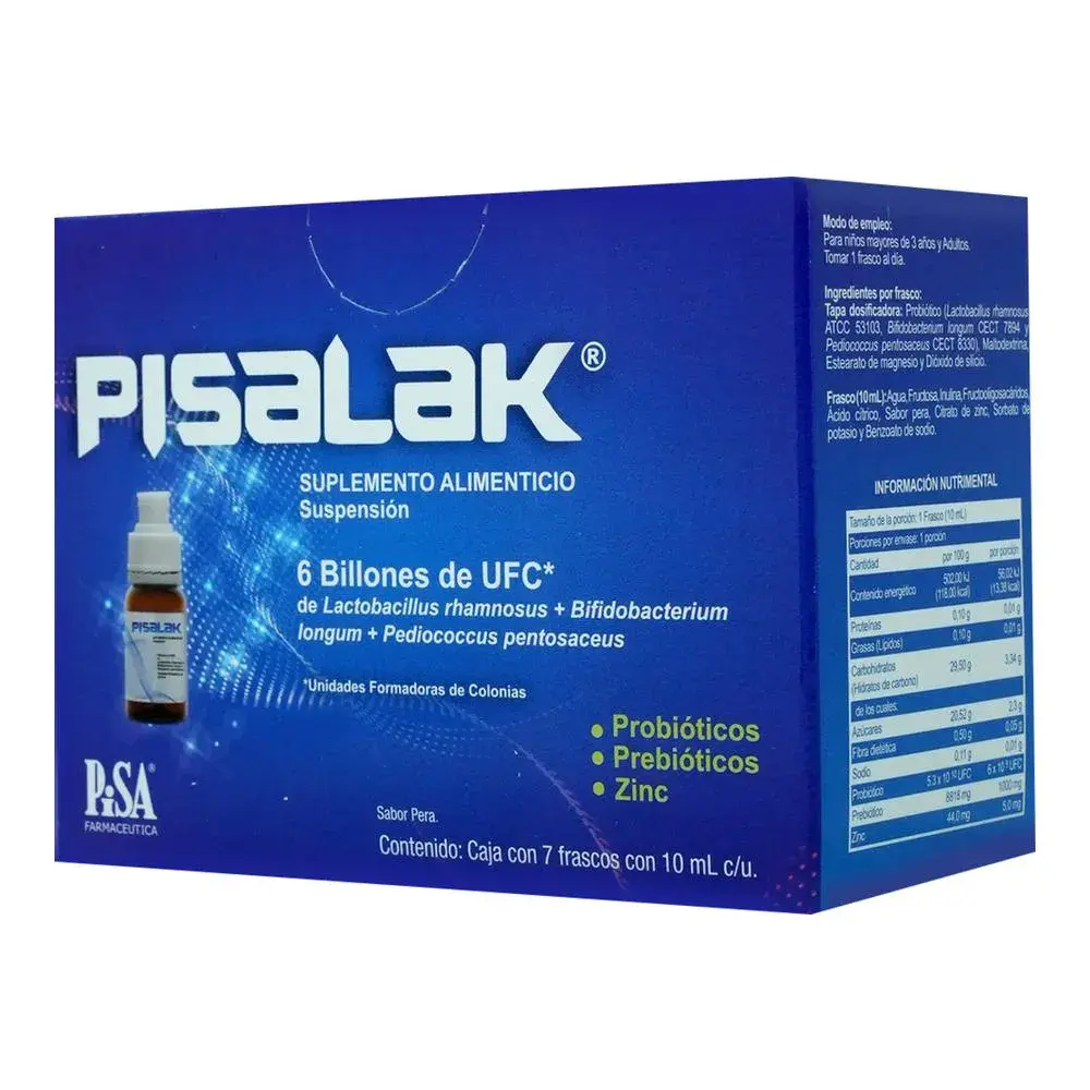 PISALAK SUPLEMENTO ALIMENTICIO FRASCO C/7 10ML *