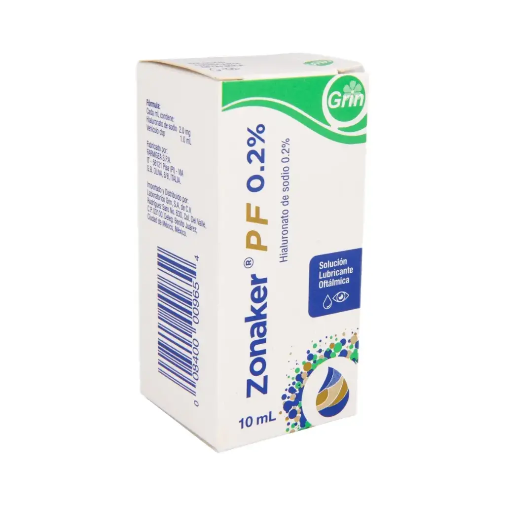 ZONAKER PF 0.2% SOLUCION 10ML