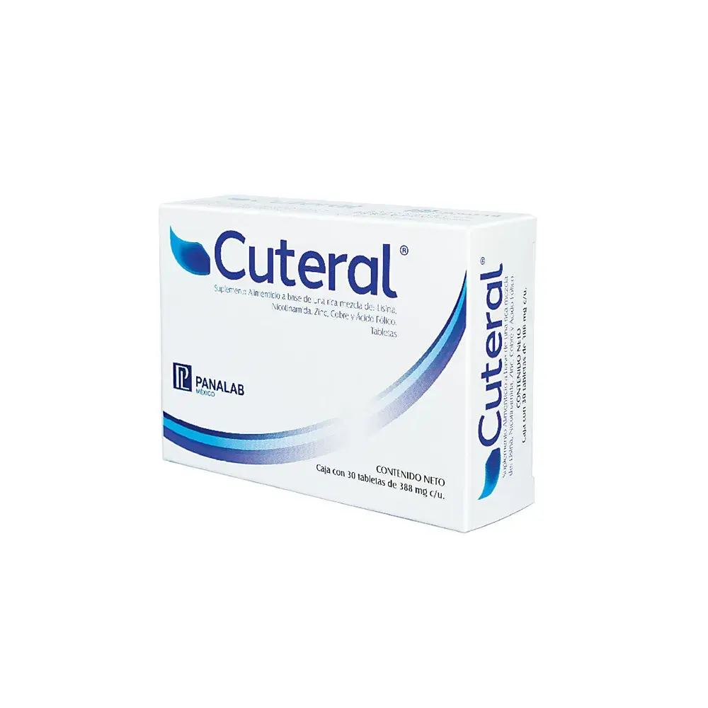 CUTERAL 388MG TABLETAS C/30 *