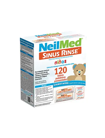 NEILMED SINUS RINSE KIDS ENJUAGUE NASAL POLVO C/120 *