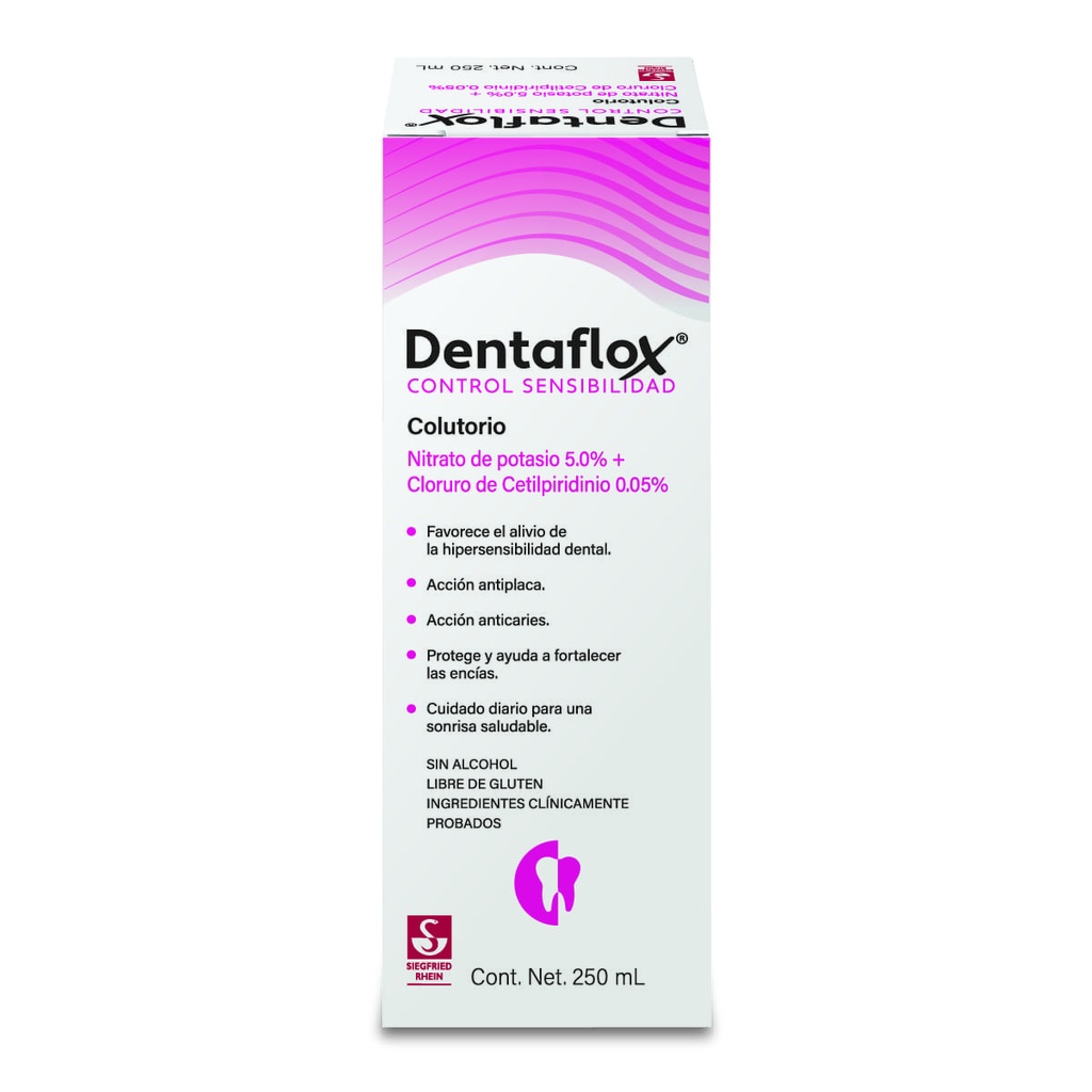 DENTAFLOX CTRL SENS COLUT 250ML *