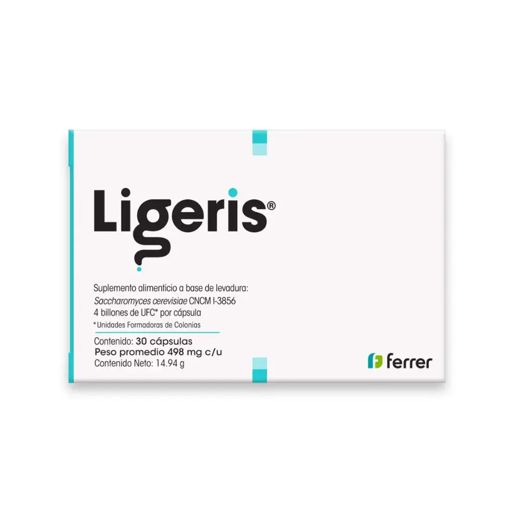 LIGERIS 498MG SUPLEMENTO ALIMENTICIO CAPSULAS C/30 *