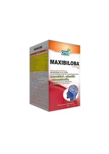 MAXIBILOBA COMPRIMIDOS C/60 (GI)
