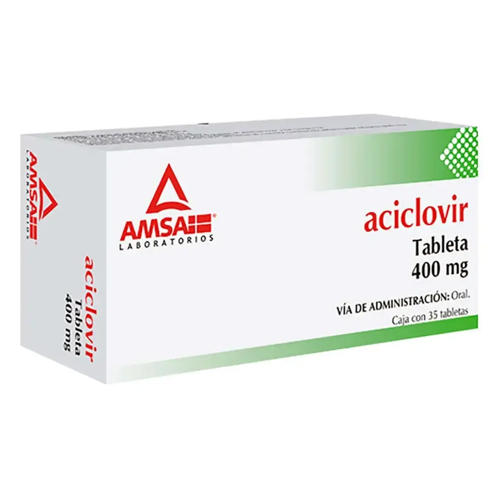 ACICLOVIR AMSA 400MG TABLETAS C/35 (GI)