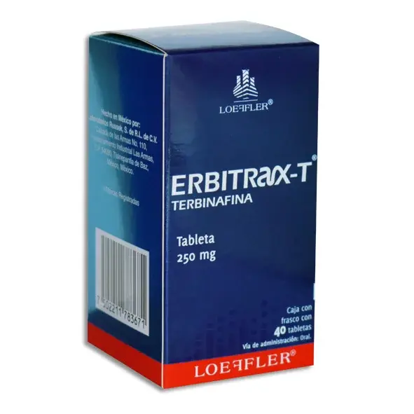 ERBITRAX-T 250MG TABLETAS C/40 (GI)