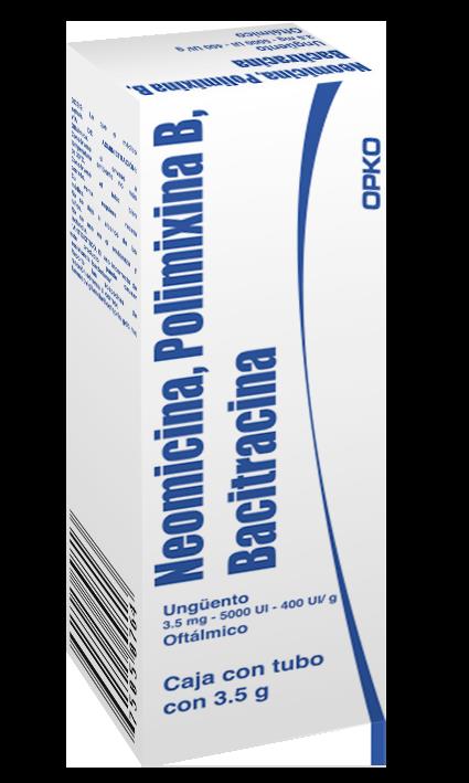 NEOMICINA-POLIMIXINA B -BACITRACINA UNGUENTO 3.5G (GI)