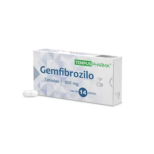 GEMFIBROZILO TEMPUSPHARMA 600MG TABLETAS C/14 (GI)