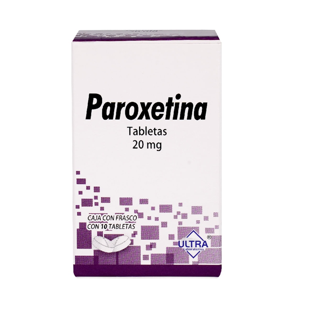 PAROXETINA ULTRA 20MG TABLETAS C/10 (GI)