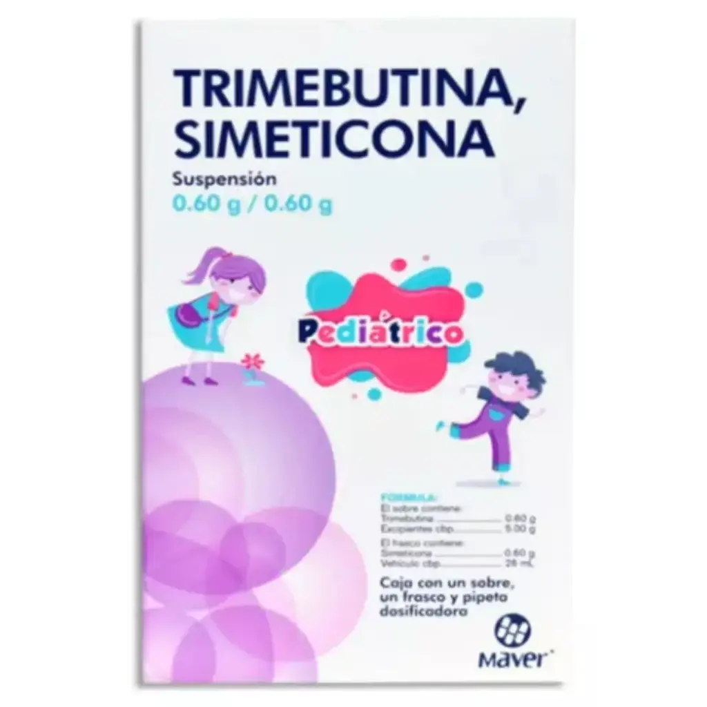 TRIMEBUTINA/SIMETICONA MAVER SUSP PED 26ML (GI)