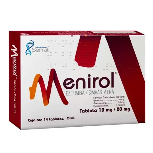 MENIROL 10/20MG TABLETAS C/14 (GI)