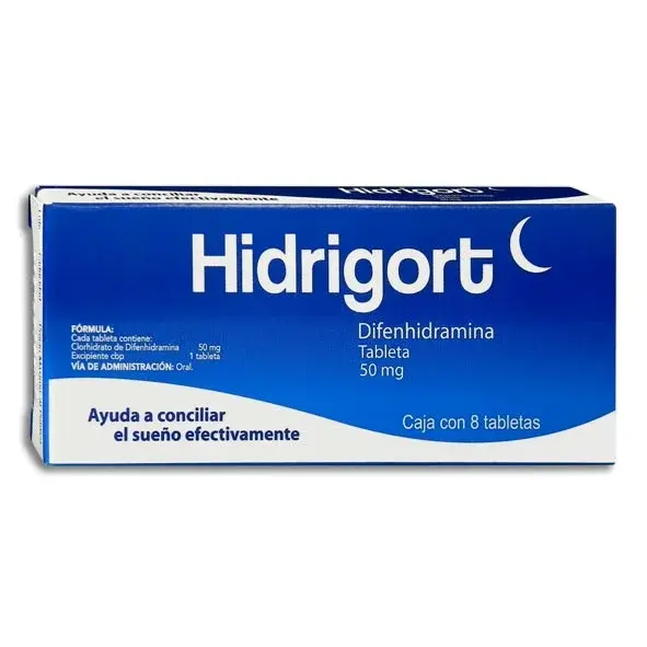 HIDRIGORT 50MG TABLETAS C/8 (GI)