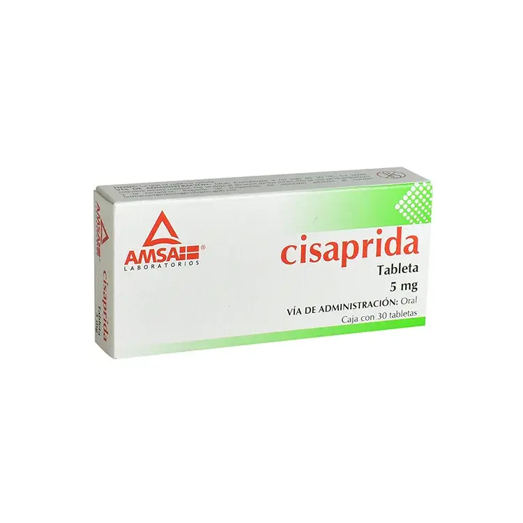 CISAPRIDA AMSA 5MG TABLETAS C/30 (GI)