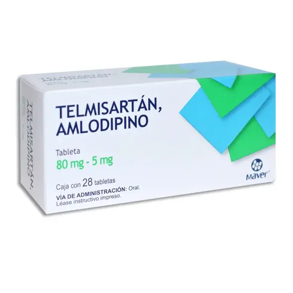 TELMI/AMLO 80/5MG MAVER TAB C/28 (GI)