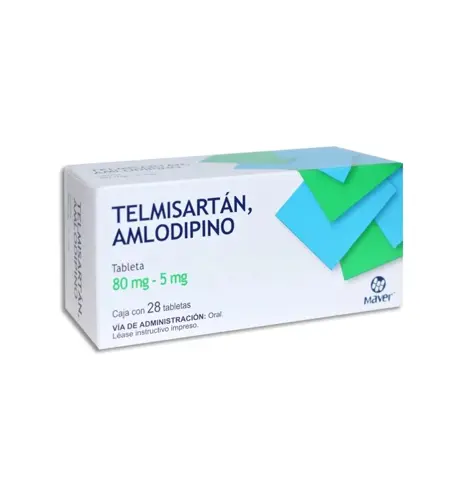 TELMI/AMLO 80/5MG MAVER TAB C/28 (GI)