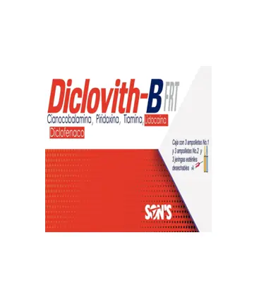 DICLOVITH-B SOLUCION INYECTABLE C/3 JGAS (GI