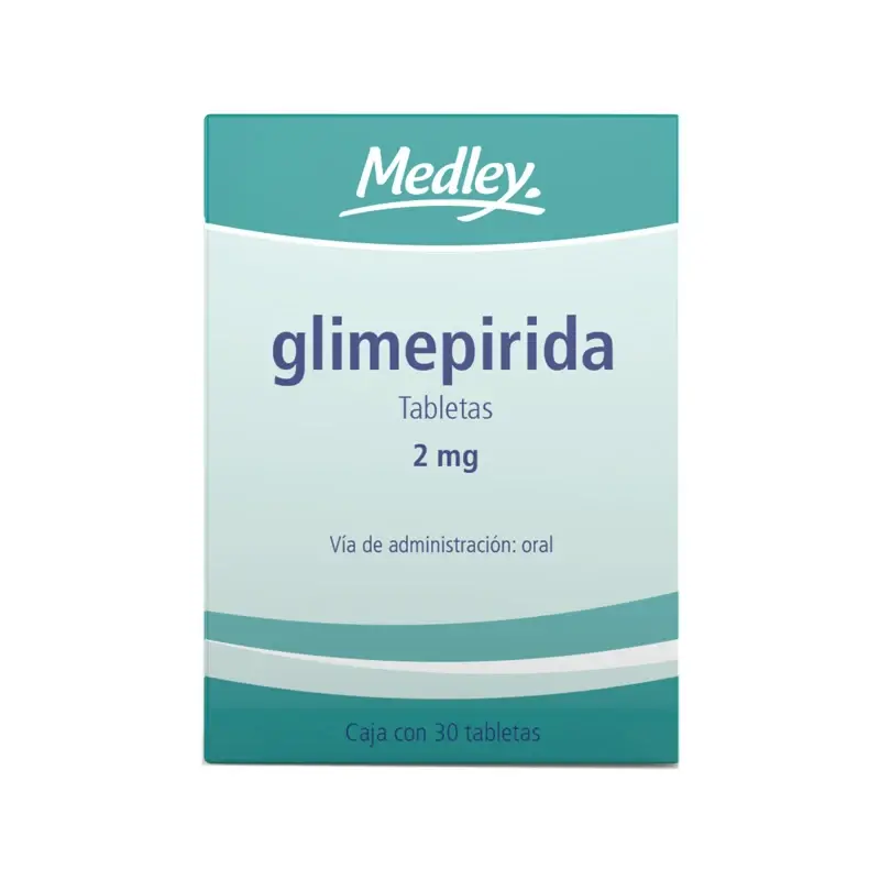 GLIMEPIRIDA MEDLEY 2MG TABLETA C/30 (GI)