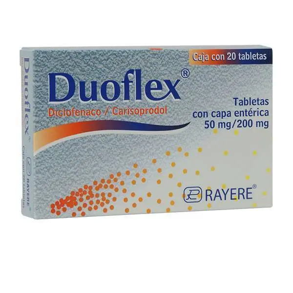 DUOFLEX 50/200MG TABLETAS C/20 (GI)