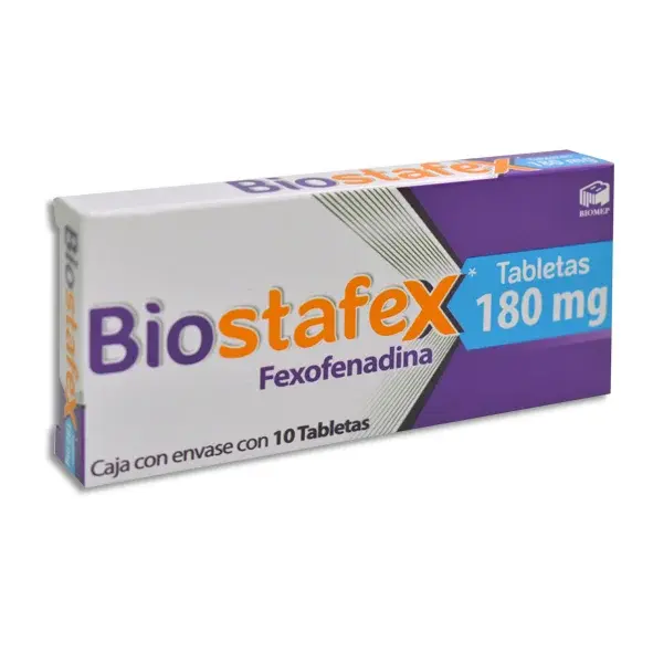 BIOSTAFEX 180MG TABLETAS C/10 (GI)