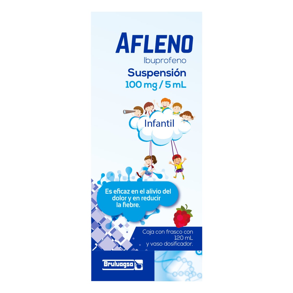 AFLENO 100MG/5ML SUSPENSION INFANTIL 120ML (GI)