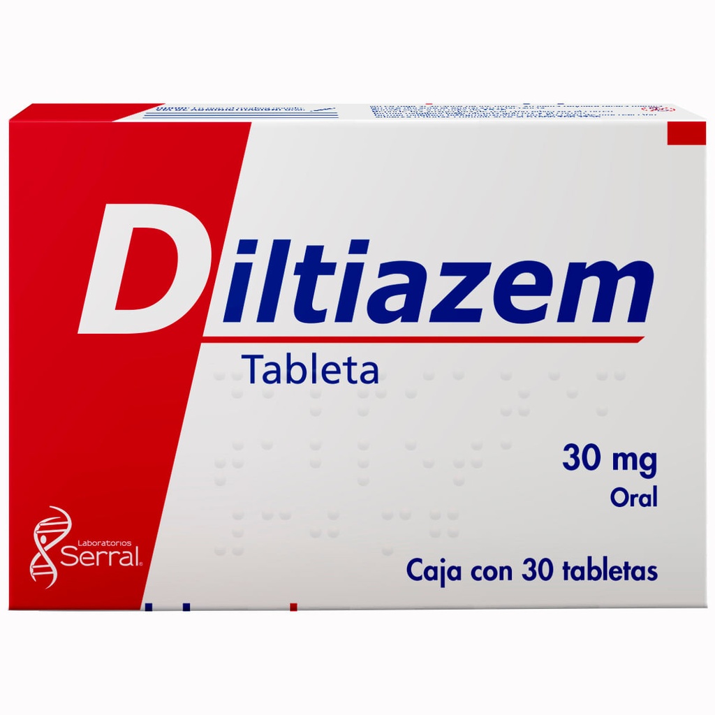 DILTIAZEM SERRAL 30MG TABLETAS C/30 (GI)