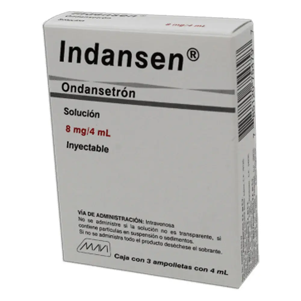 INDANSEN 8MG/4ML SOLUCION INYECTABLE C/3 (GI)