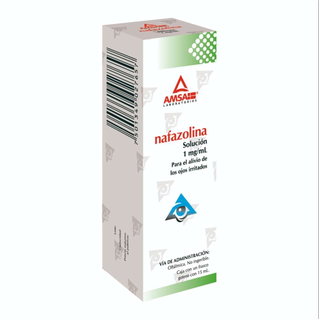 NAFAZOLINA AMSA 1MG GOTAS OFTALMICAS 15ML (GI)