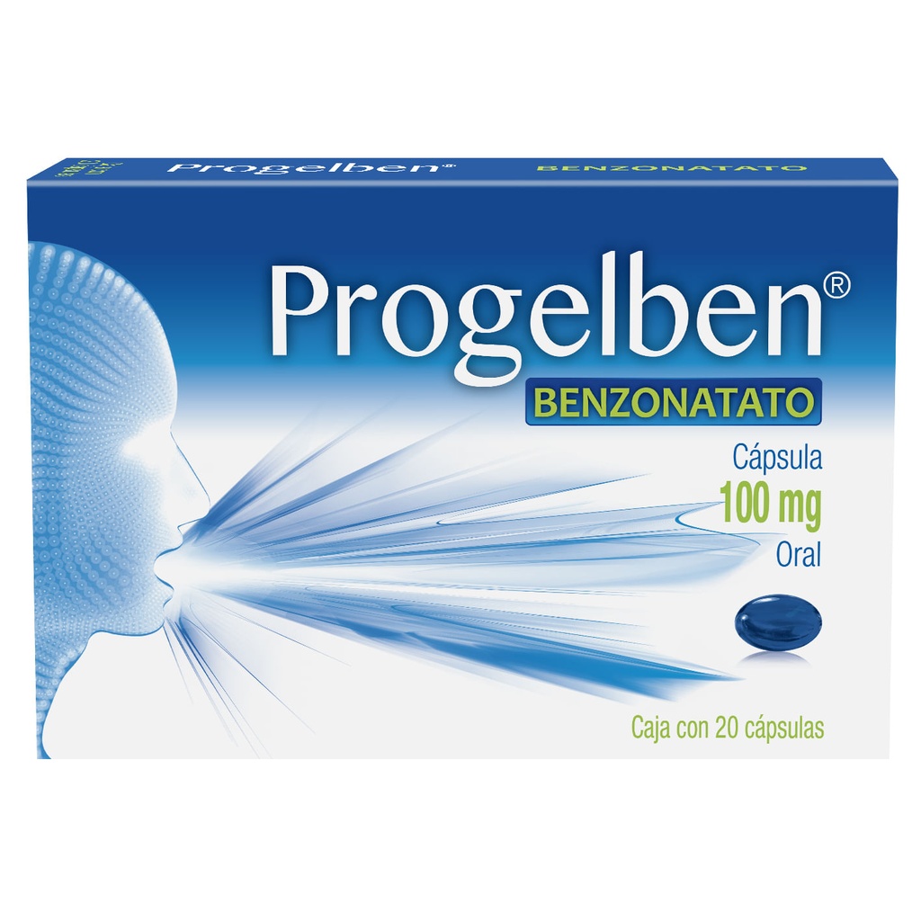 PROGELBEN 100MG CAPSULAS C/20 (GI)