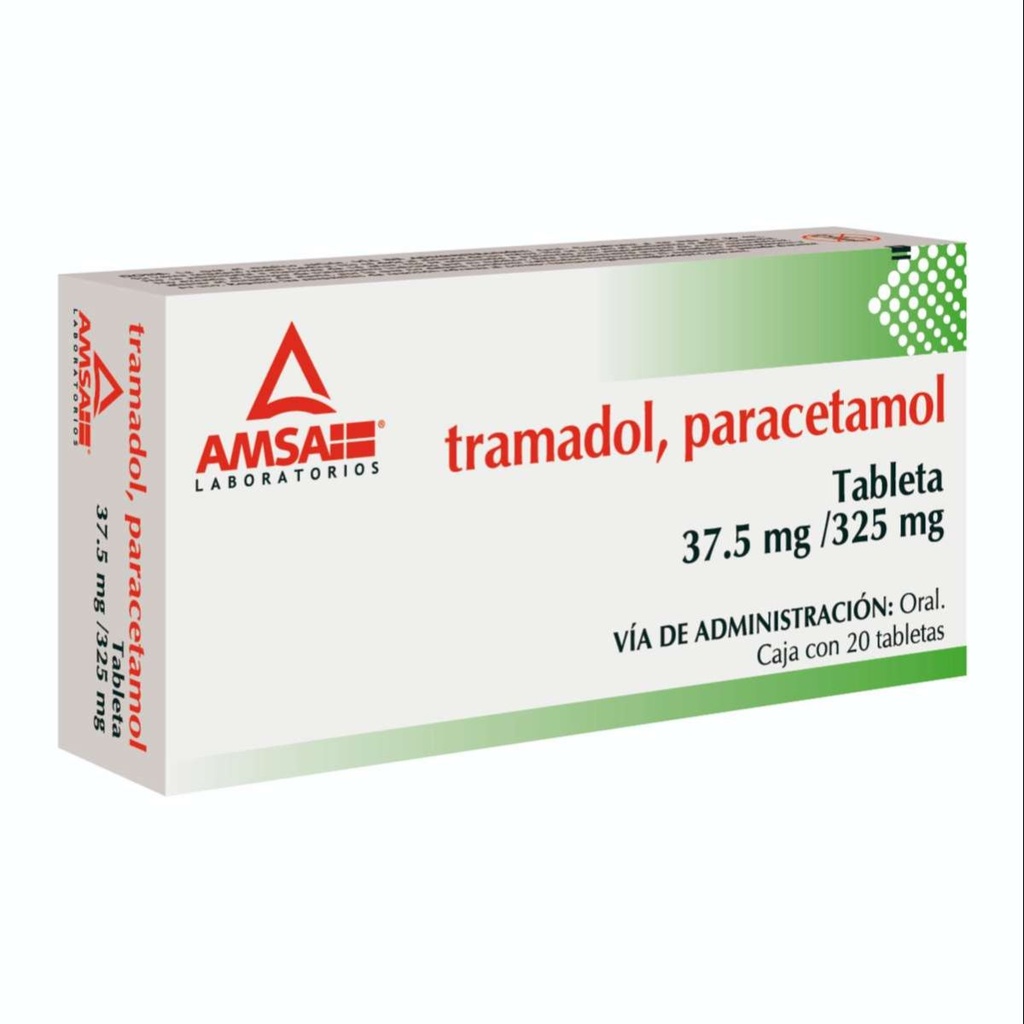 TRAMA/PARA AMSA 37.5/325MG TAB C/20 (GI)