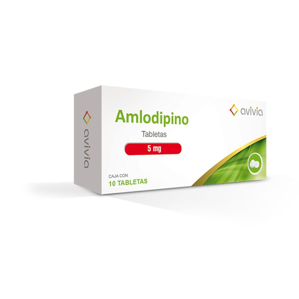 AMLODIPINO AVIVIA 5MG TABLETAS C/10 (GI)