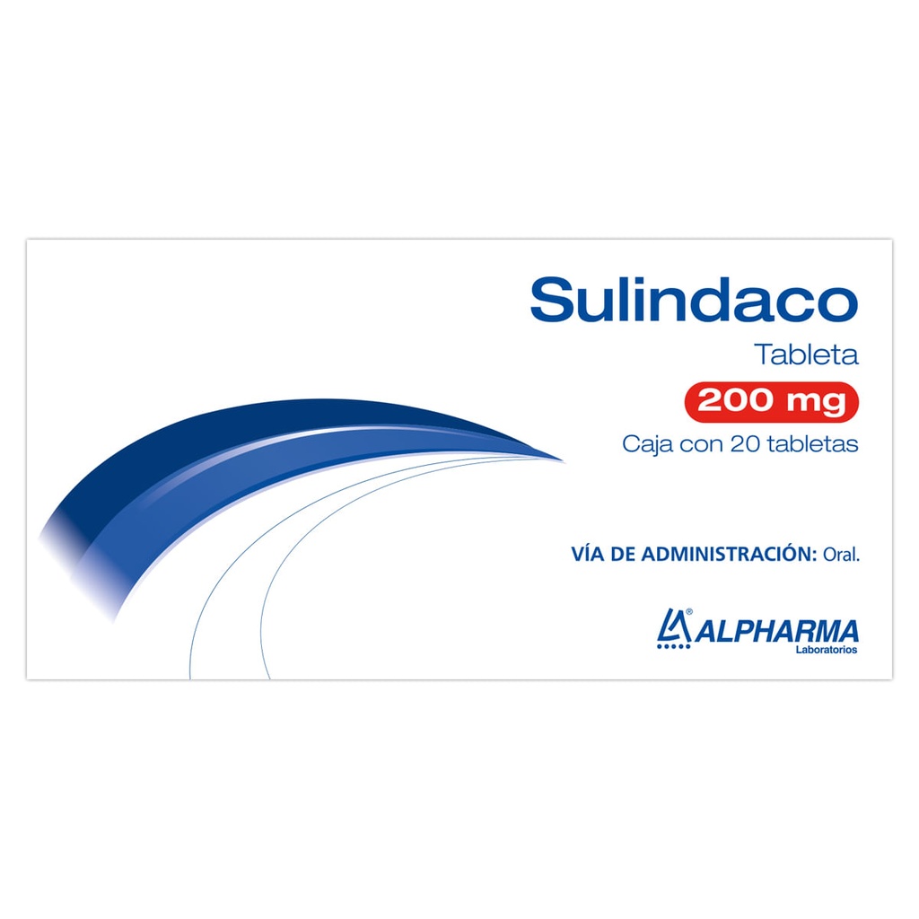 SULINDACO ALPHARMA 200MG TABLETAS C/20 (GI)