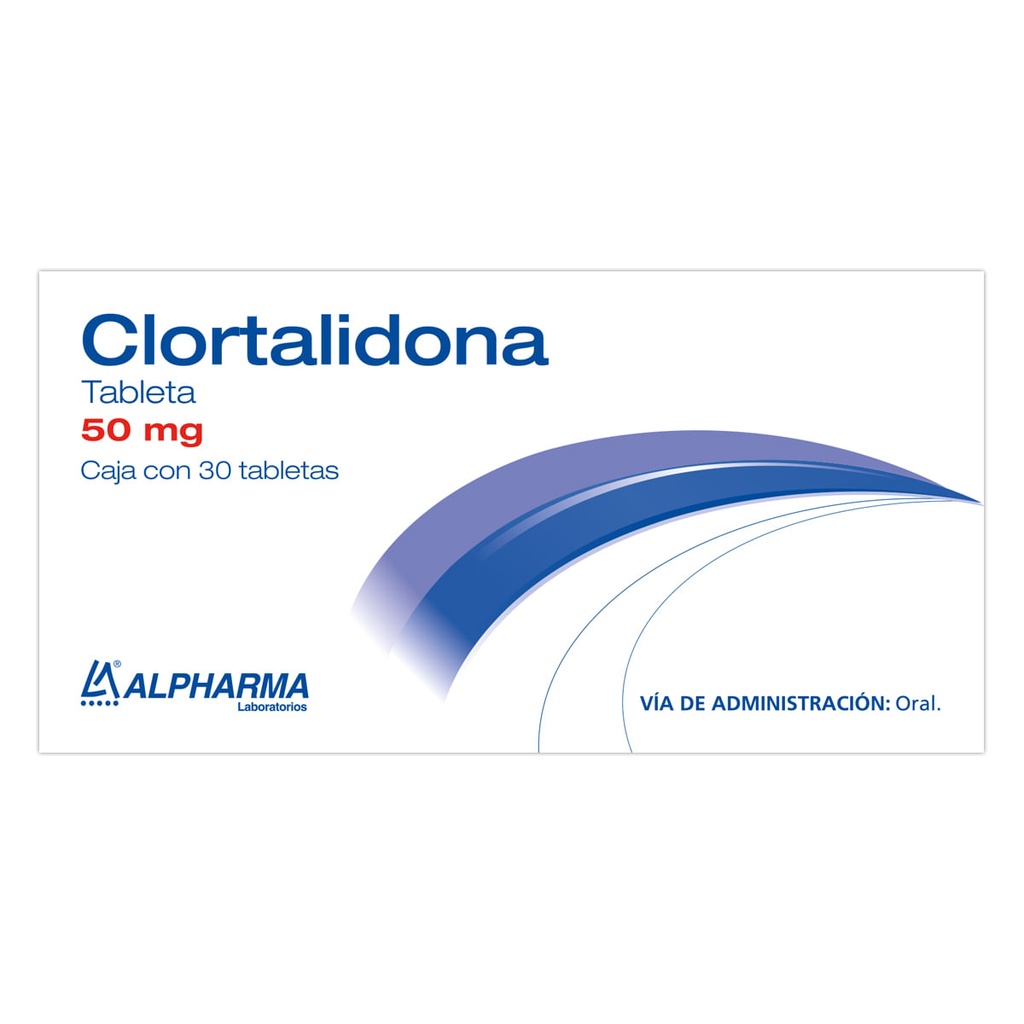 CLORTALIDONA ALPHARMA 50MG TABLETAS C/30 (GI)