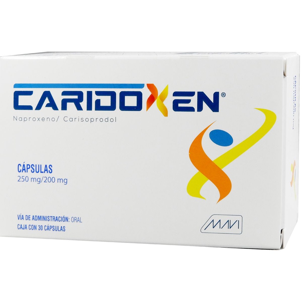 CARIDOXEN 250/200MG CAPSULAS C/30 (GI)