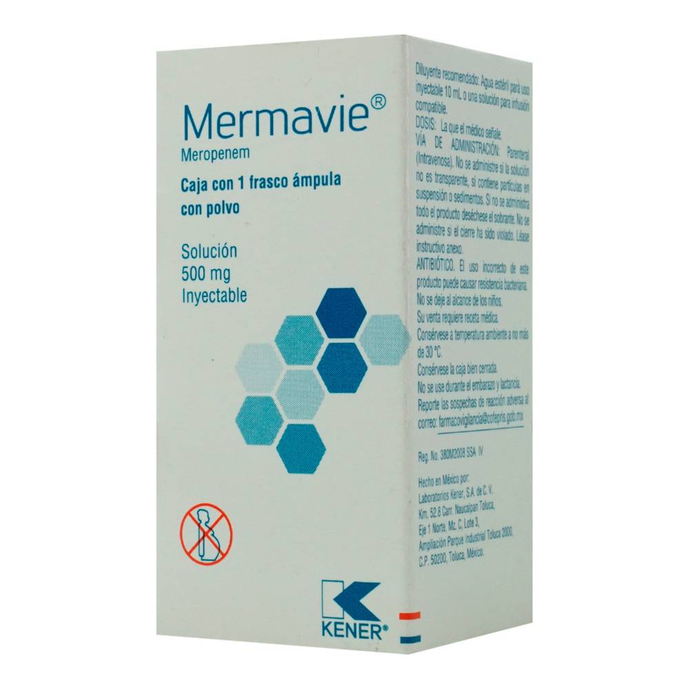 MERMAVIE 500MG AMPULAS C/1 (GI)