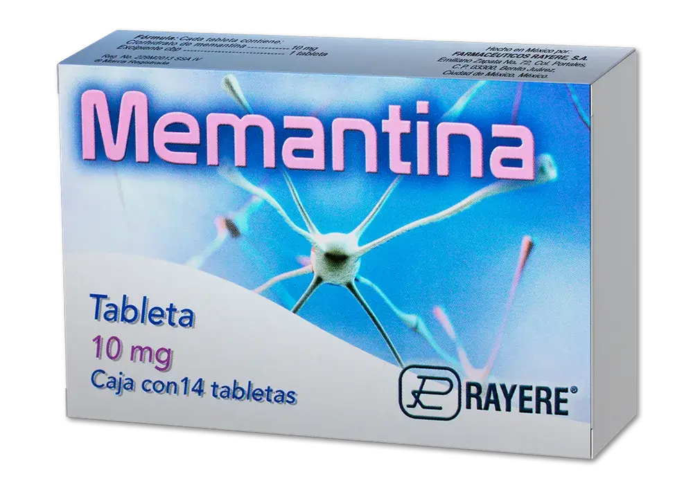 MEMANTINA RAYERE 10MG TABLETAS C/14 (GI)