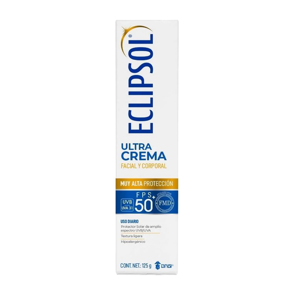 BLOQUEADOR ECLIPSOL ULTRA FPS50 CREMA 125G