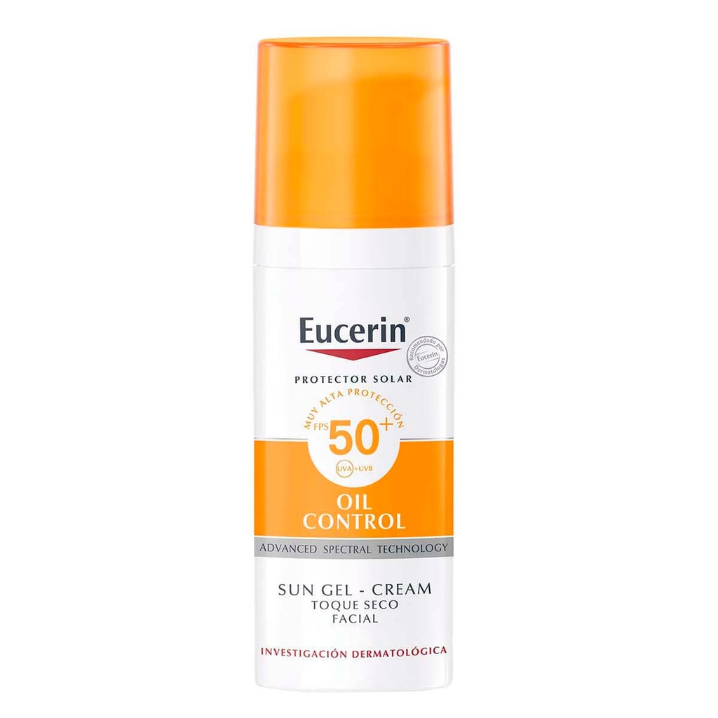BLOQUEADOR EUCERIN OIL CTRL TOQUE SECO FACIAL 50ML *