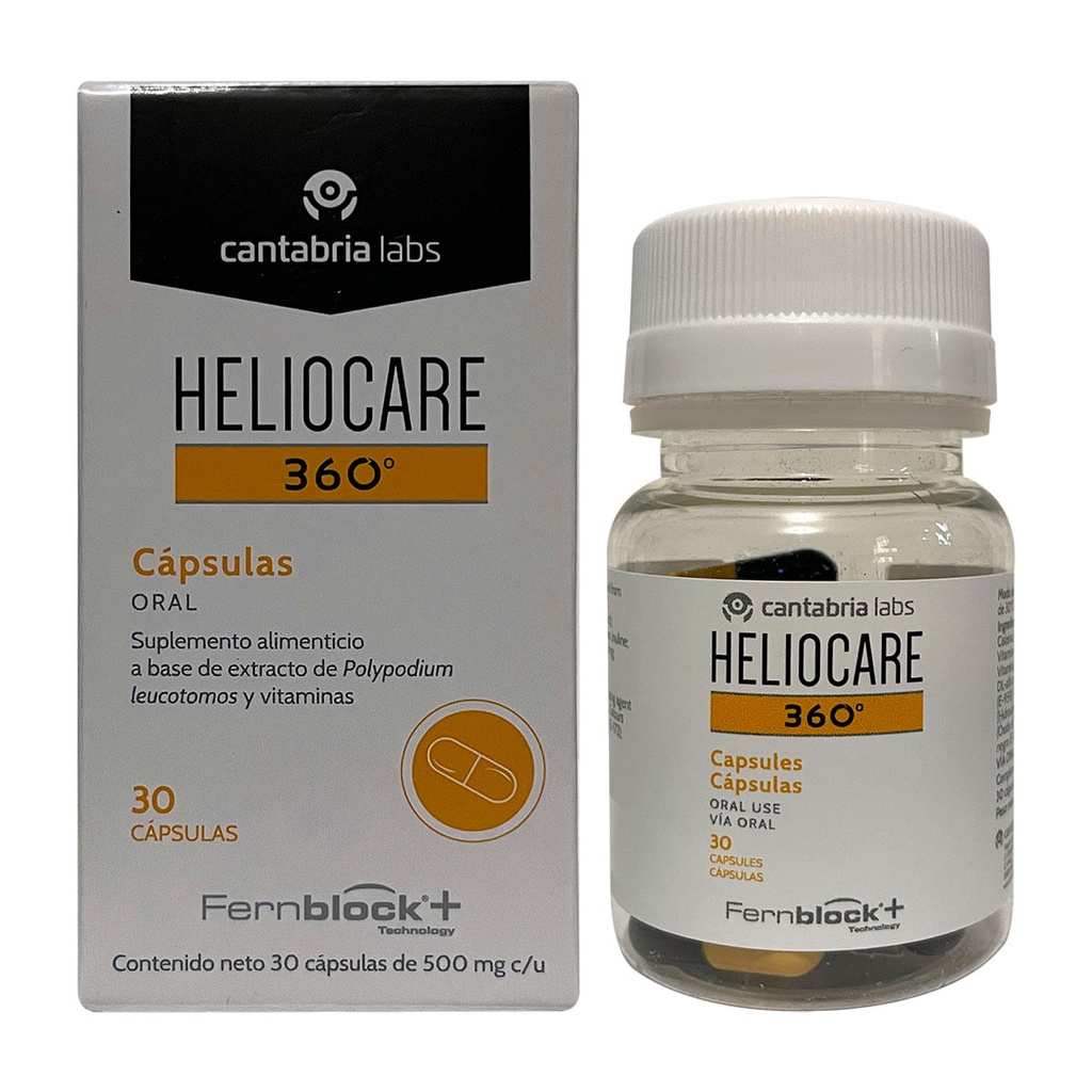 HELIOCARE 360 500MG CAPSULAS C/30 *