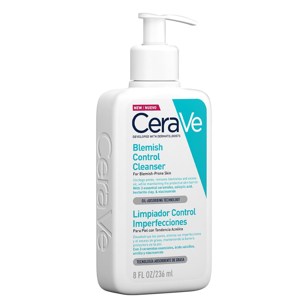 GEL CERAVE LIMPIADOR CONTROL IMPERFECCIONES 236ML *