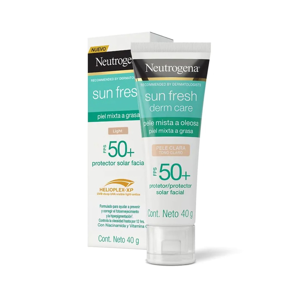 BLOQUEADOR NEUTROGENA SUN FRESH FPS50 T/LIGHT 40G