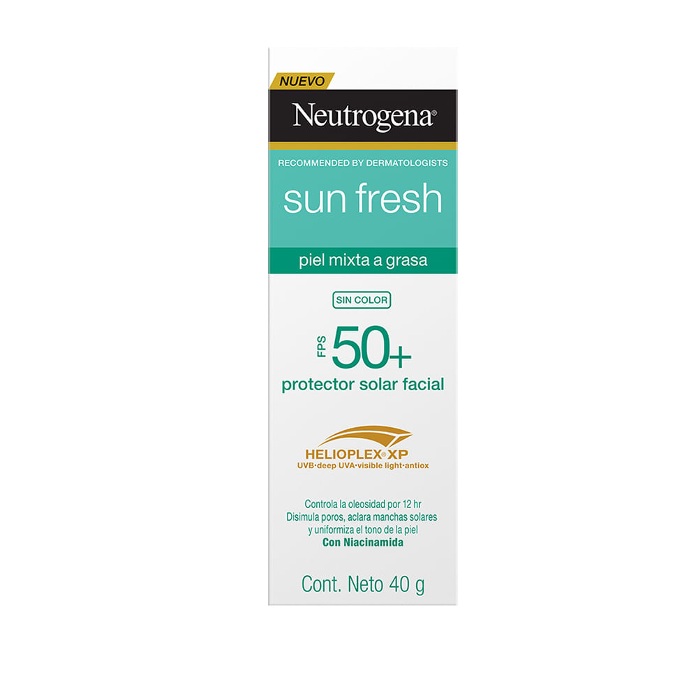 BLOQUEADOR NEUTROGENA SUN FRESH FPS50 S/COLOR 40G