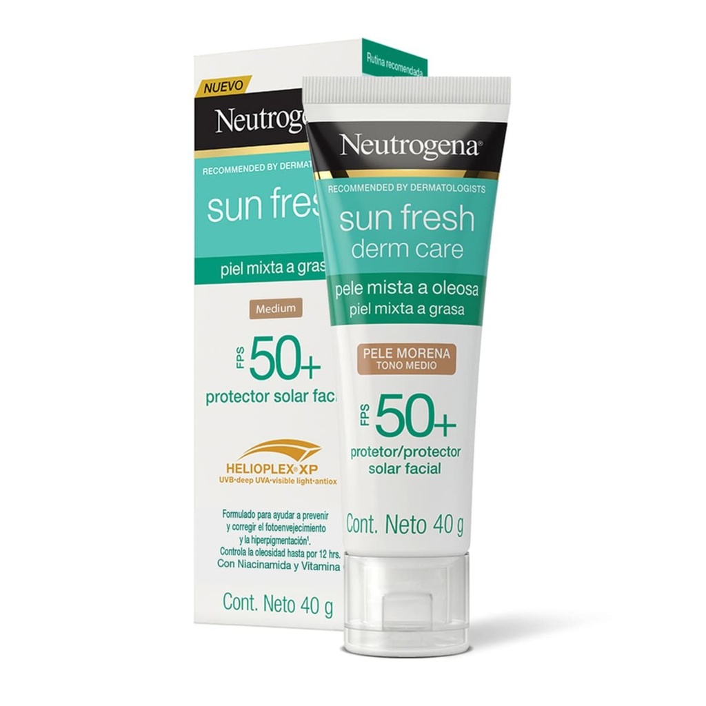 NEUTROGENA BLOQ SUN FRESH FPS 50+ T/MED 40G *