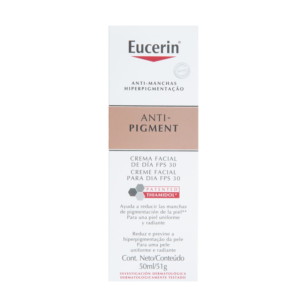 CREMA EUCERIN ANTI-PIGMENT DIA FACIAL 50ML *