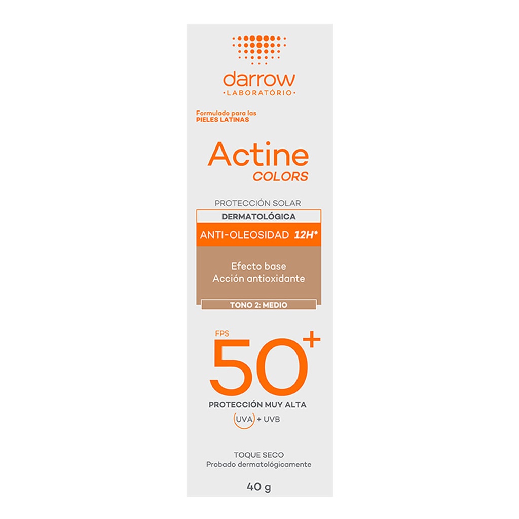 PROTECTOR SOLAR DARROW ACTINE TONO 2 MEDIO 40G *