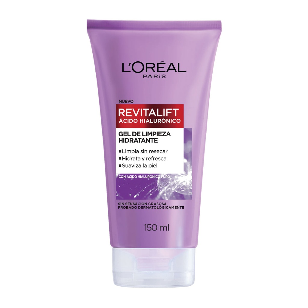 GEL LOREAL LIMPIEZA REVITALIFT AC HIALURONICO 150ML *