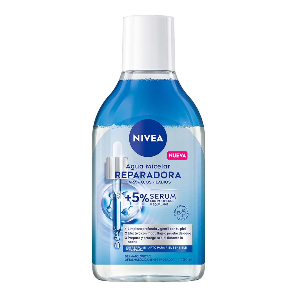 AGUA MICE NIVEA REPARADORA 400ML *