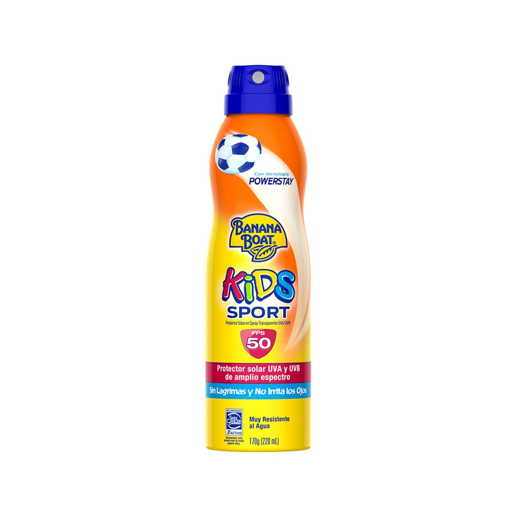 BLOQUEADOR BANANA BOAT KIDS SPRAY FPS50 220ML *