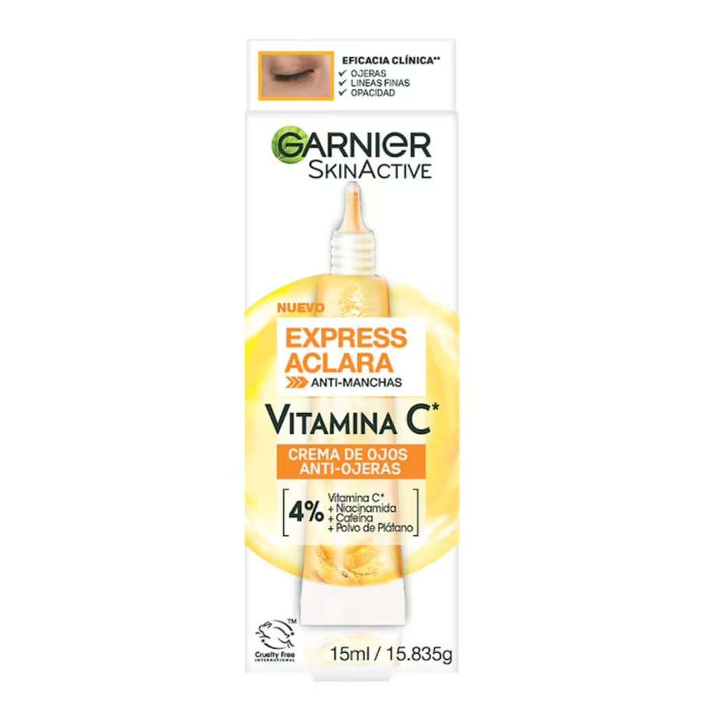 CREMA GARNIER VIT C P/OJO ACLARANTE 15ML *